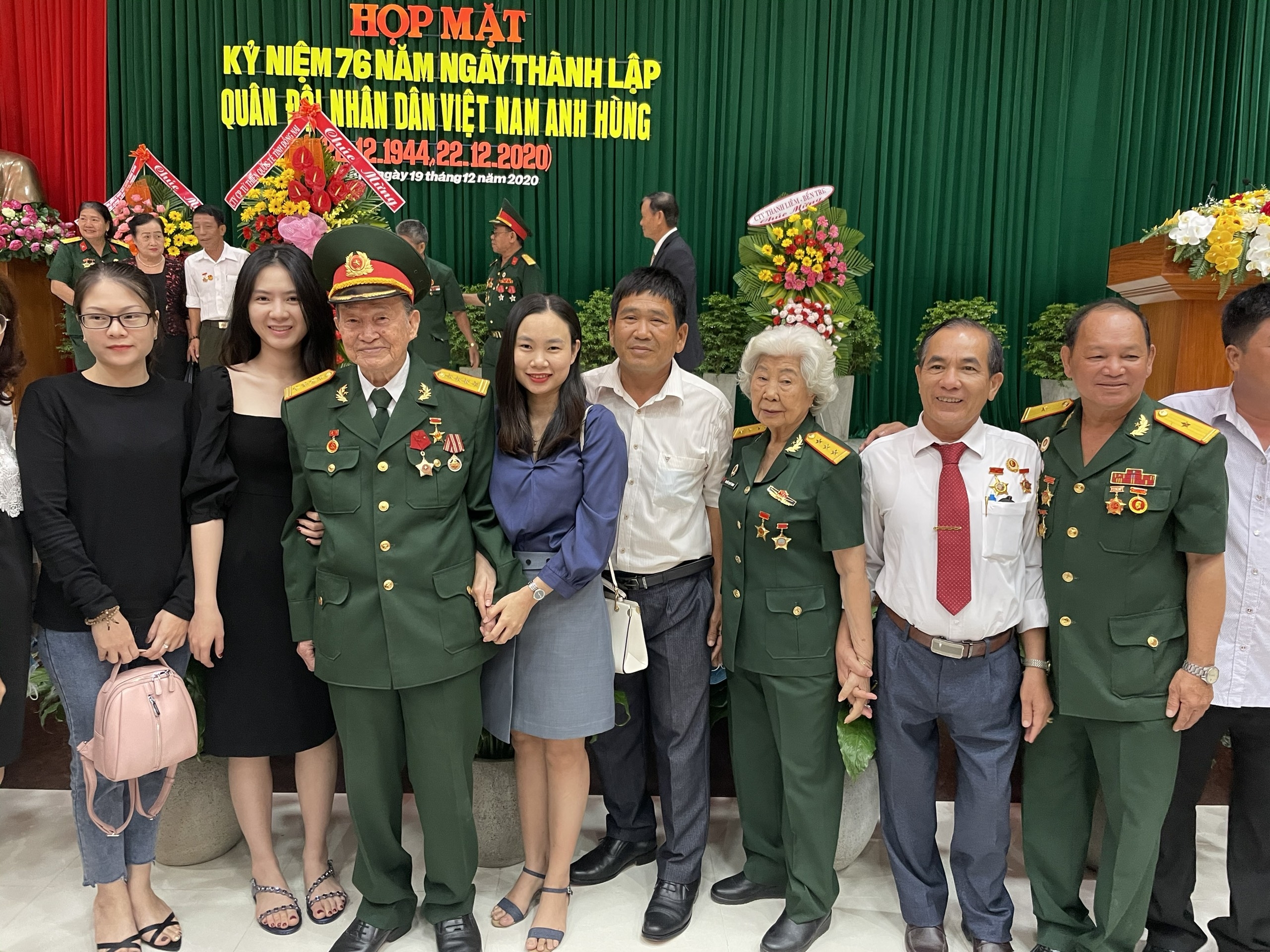 Ban liên lạc Lữ đoàn 316 tổ chức họp mặt nhân kỷ niệm 76 năm thành lập Quân đội Nhân dân Việt Nam