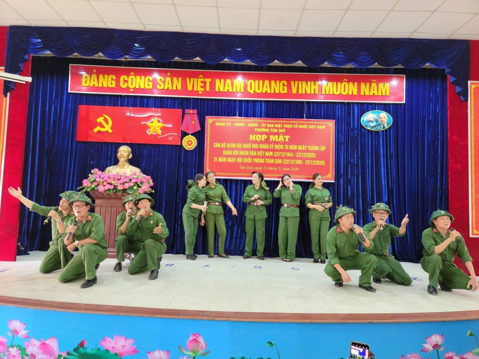 TP.HCM: Phường Tân Quý tổ chức họp mặt nhân 76 năm thành lập Quân đội nhân dân Việt Nam
