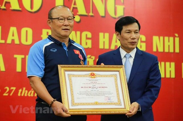 HLV Park Hang - seo chia tay bóng đá Việt Nam