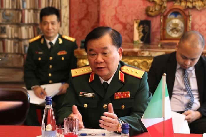 Tăng cường quan hệ hợp tác quốc phòng Việt Nam-Italy